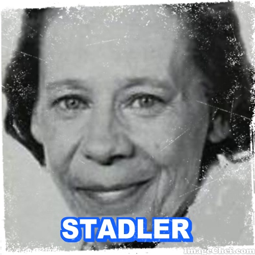 Maria Stadler (* 26. Mai 1905; † 5. Dezember 1985)